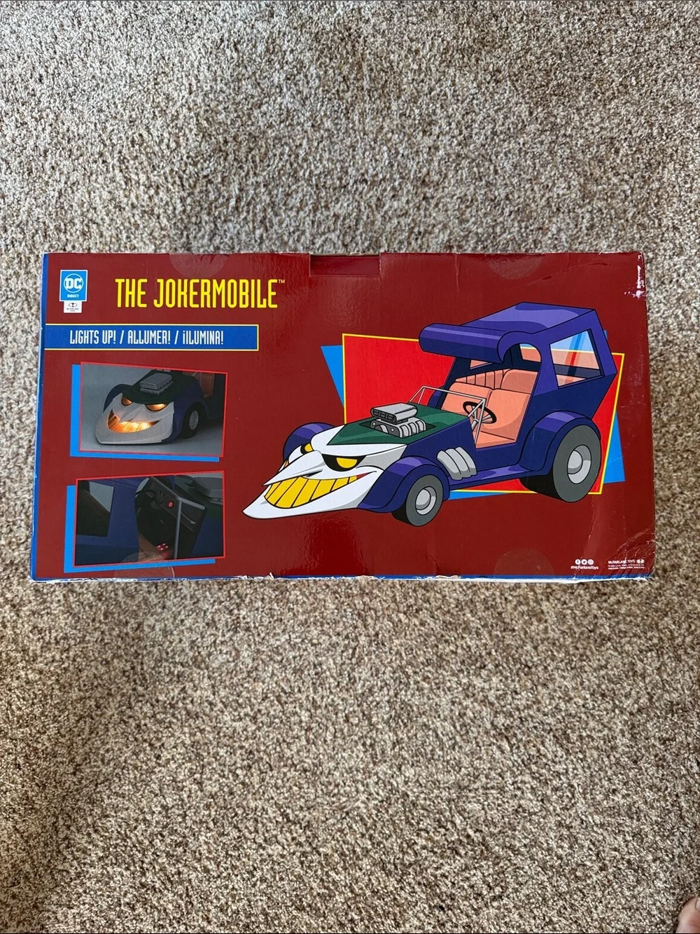 DC The Jokermobile Kids Toy - Purple, Green, Yellow